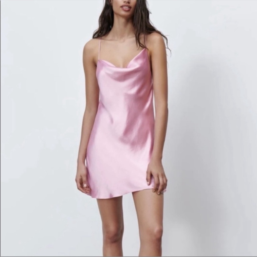 Zara Slip Pink Dress